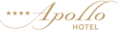 Bratislava Apollo HOTEL logo with gold letters and 4 stars