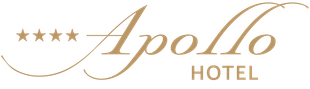 Bratislava Apollo HOTEL logo with gold letters and 4 stars