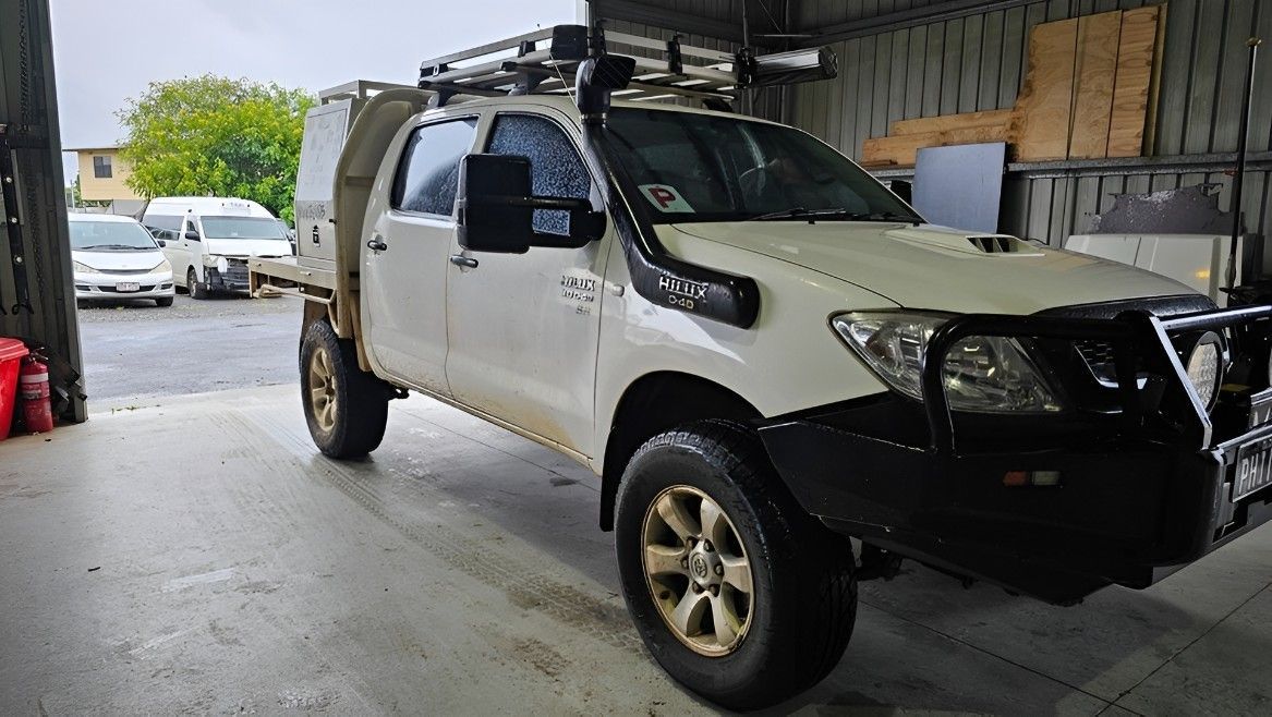 Yellow Brake Caliper on a Spinning Wheel — Track N Back 4x4 In Weipa, QLD