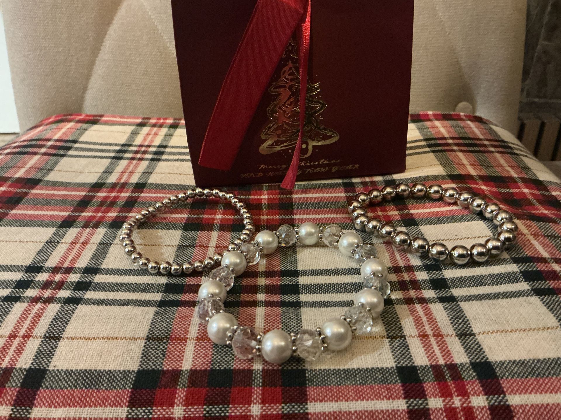 Feestdagen set 5 wit zilver