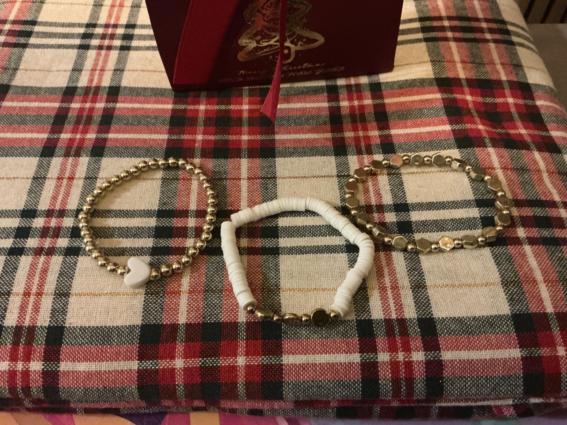 Feestdagen set 7 wit goud