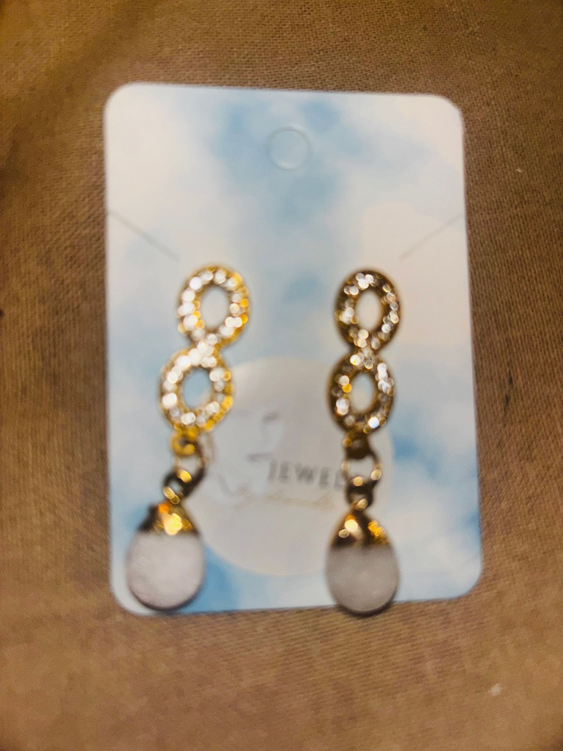 A30 Oorbellen Krakeling met steentjes