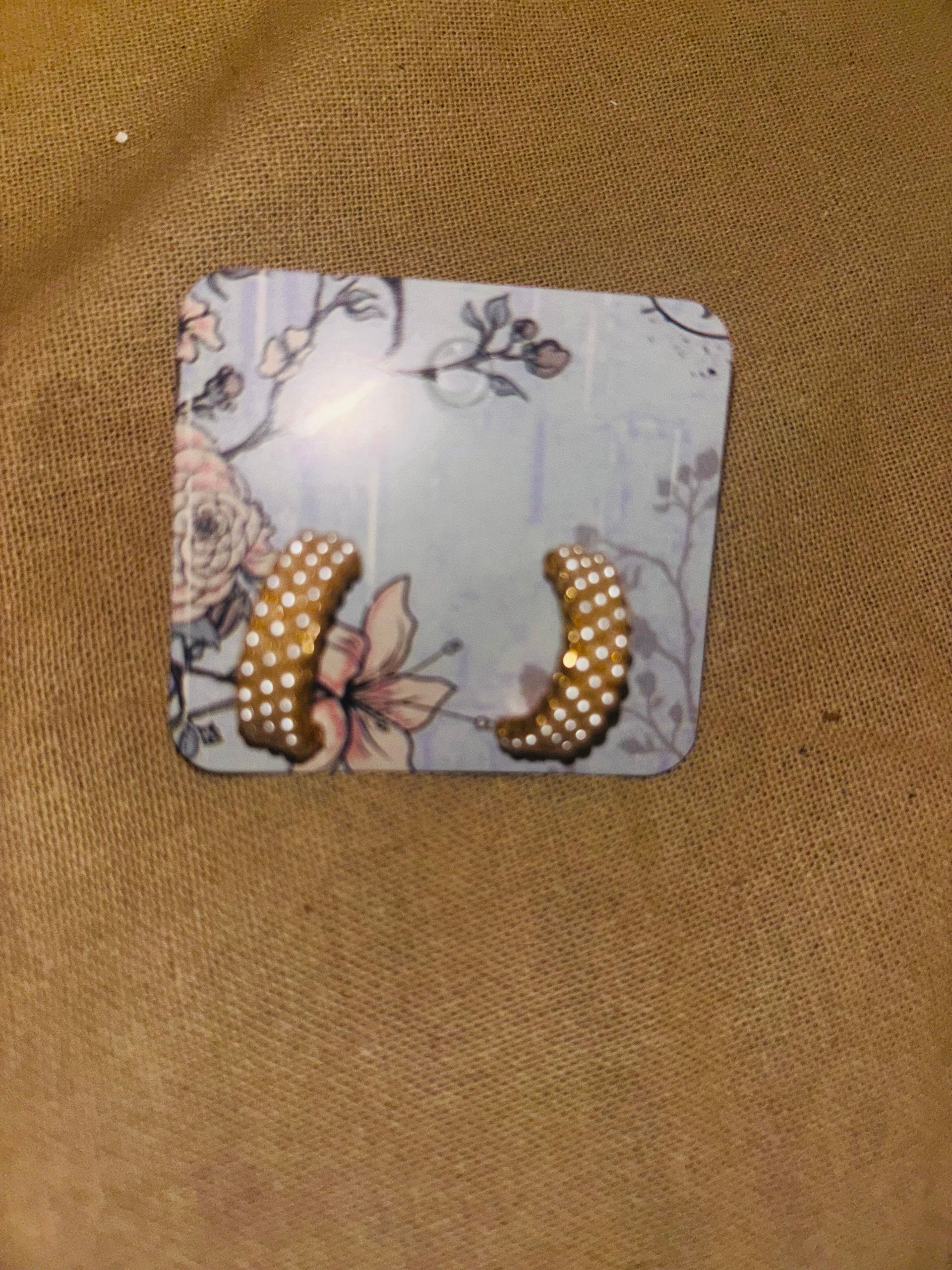 A12 oorbel ringen middel met paretljes