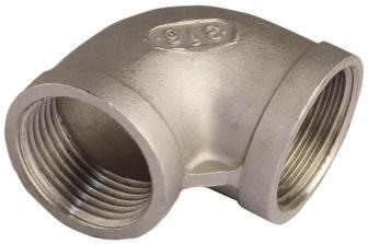 Stainless steel threaded fittings