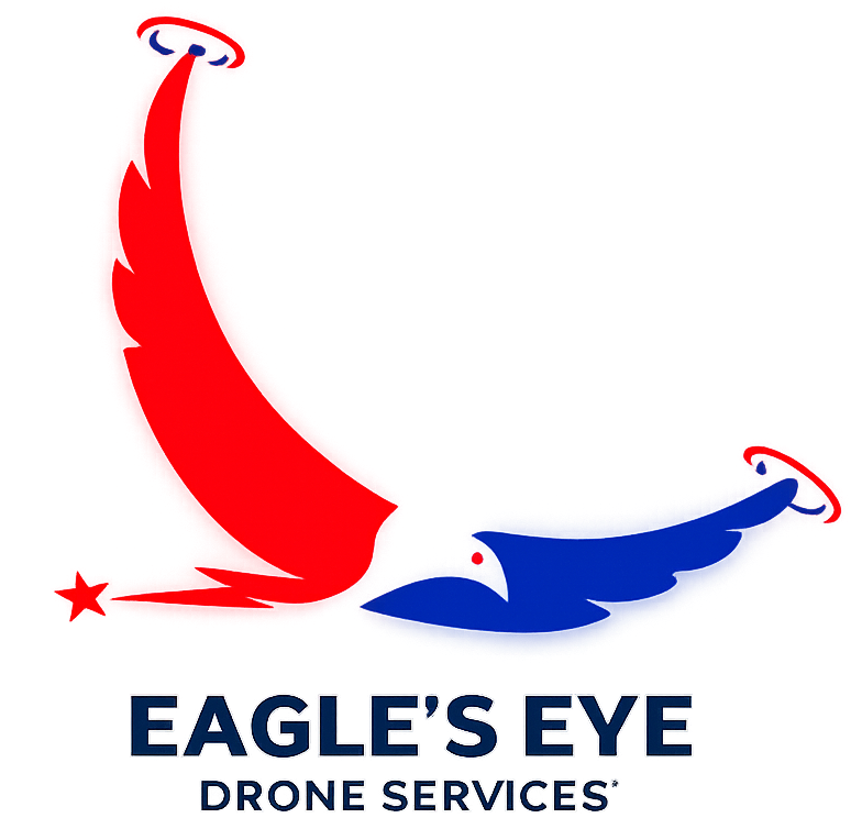 The logo for eagle 's eye drone services