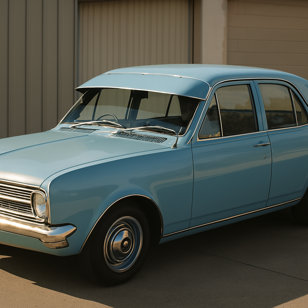 Classic Holden with Sunvisor
