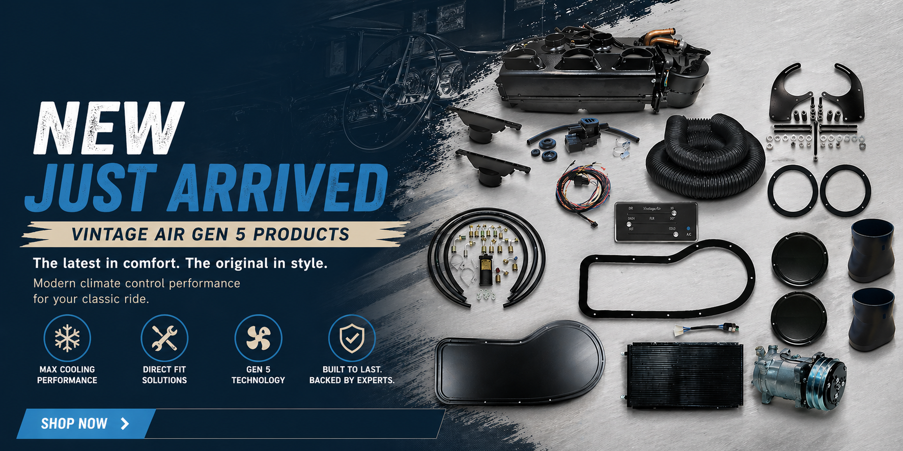 Just arrived Vintage Air Gen 5 to Retro Spares