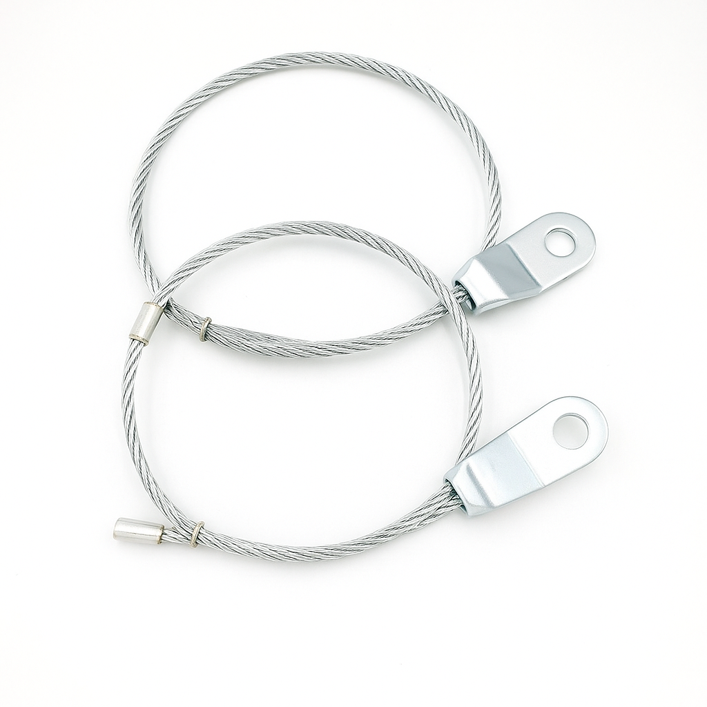 Tailgate strap cable