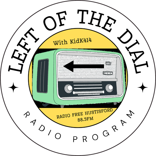 A logo for the left of the dial radio program