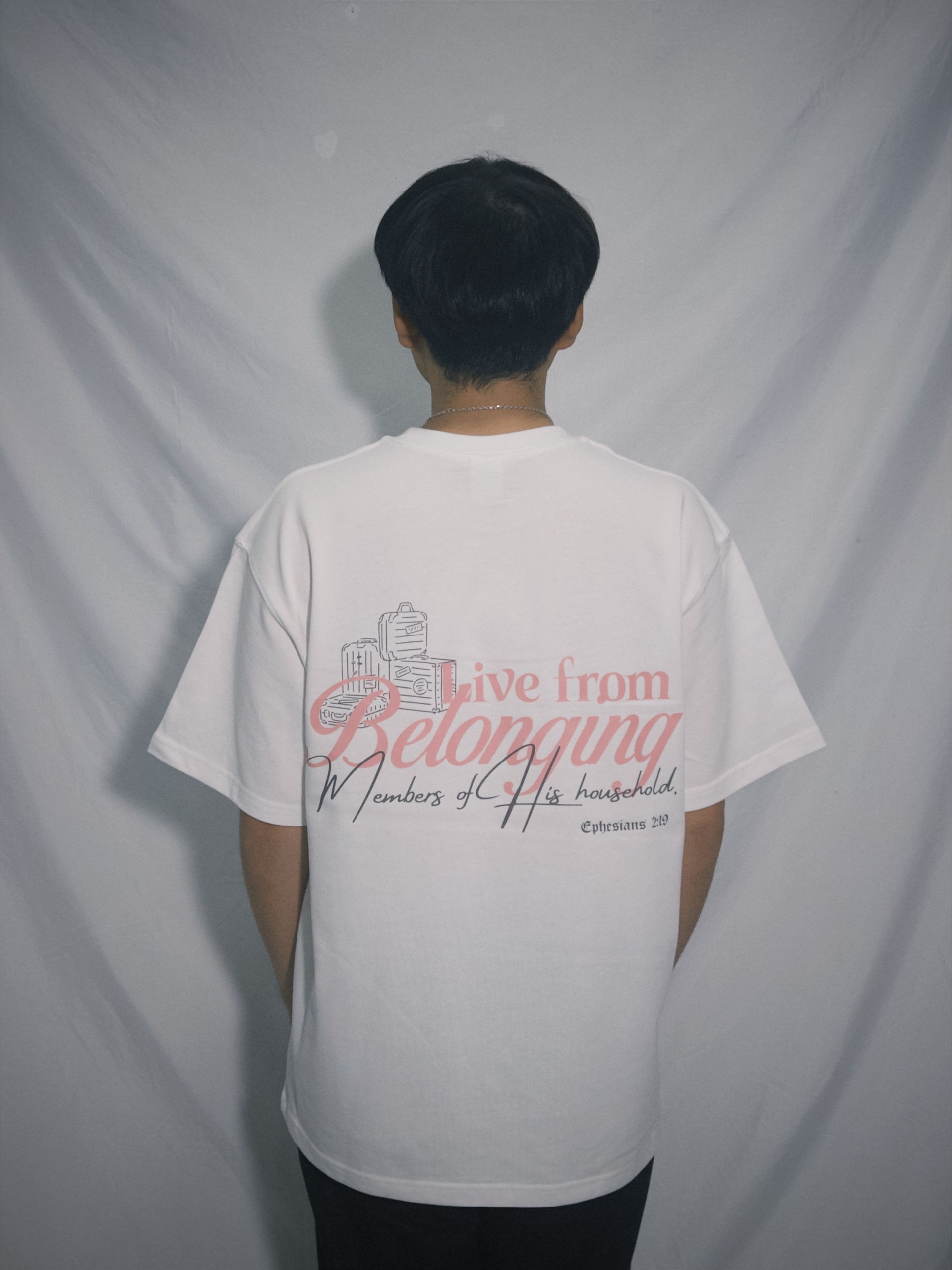 H001-LIVE FROM BELONGING (WHITE)