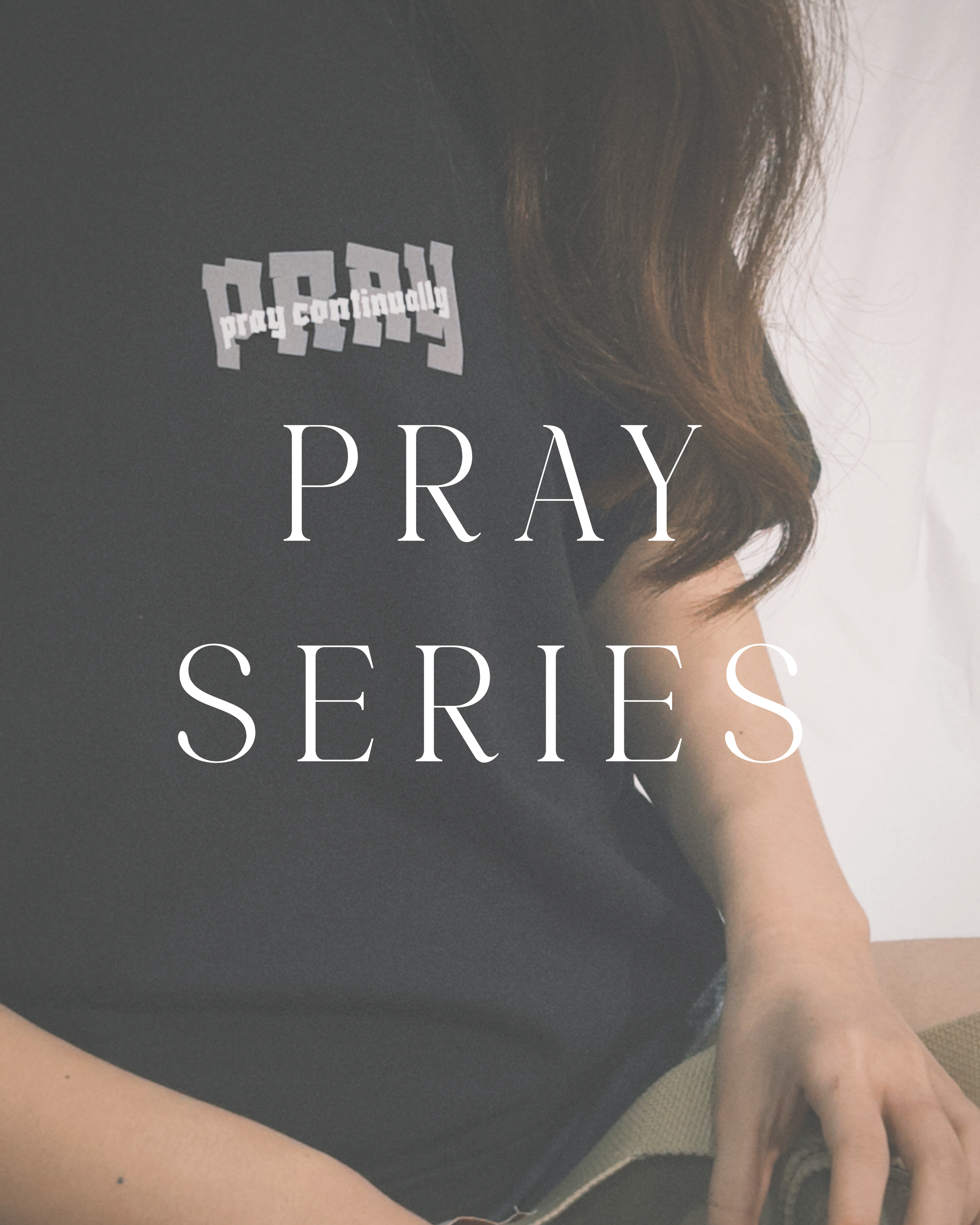 Woman in black shirt with 