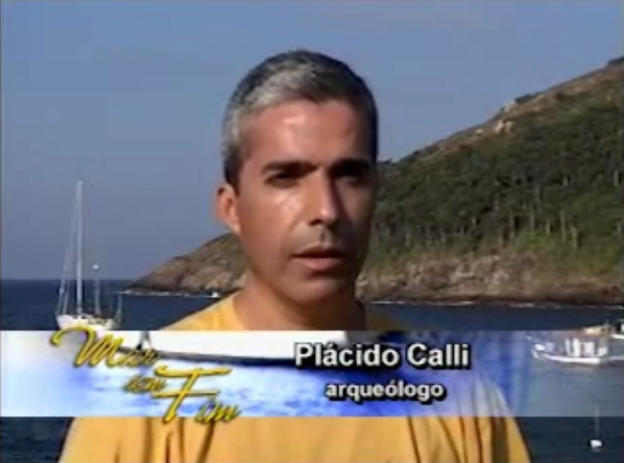 Entrevista do arqueólogo Plácido Cali. Programa Mar Sem Fim