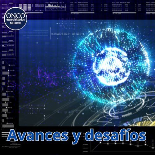 Una pantalla de computadora con las palabras avances y desafíos en ella