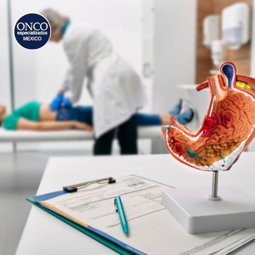 Mesa de trabajo con notas sobre causas y mecanismos de infección.