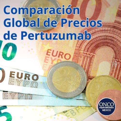 Billetes de euro representando la variación en los precios de Pertuzumab a nivel mundial.