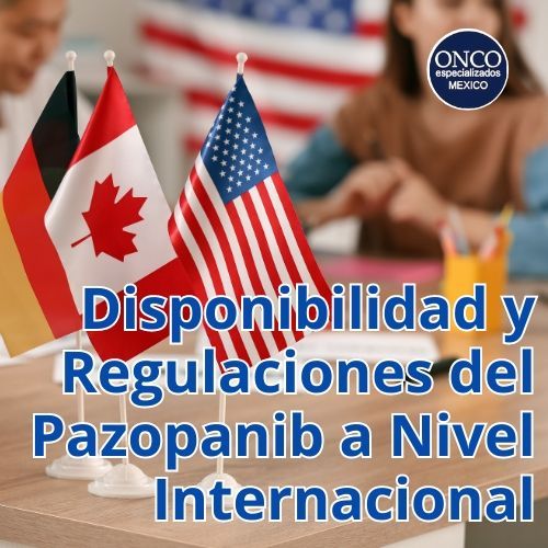   la disponibilidad global y las normativas que afectan el acceso al pazopanib.