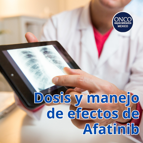 Consulta médica sobre tratamiento para cáncer de pulmón.