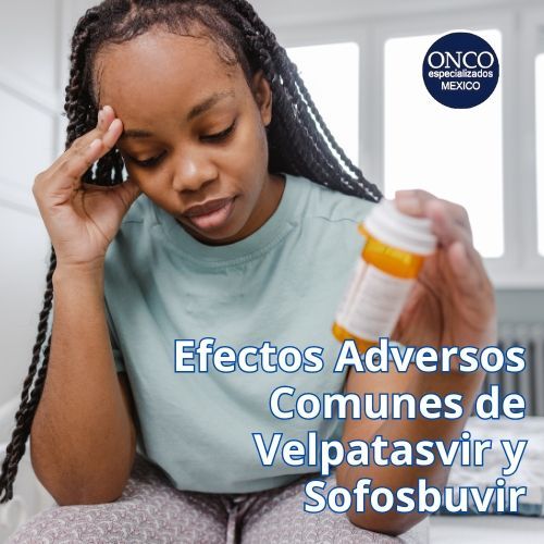 Paciente lidiando con los efectos secundarios del tratamiento con velpatasvir y sofosbuvir.
