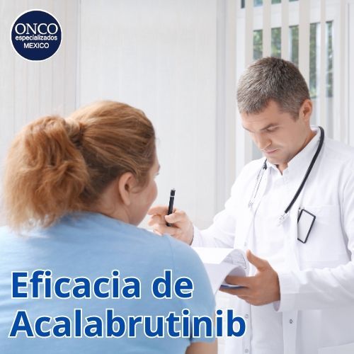 Resultados clínicos que muestran la eficacia de Acalabrutinib.