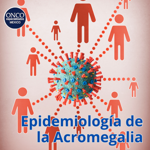 Gráfico de personas destacando la epidemiología de la acromegalia.