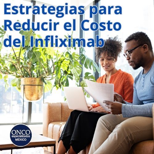 Paciente revisando opciones de programas de asistencia y descuentos para reducir el costo del Infliximab.