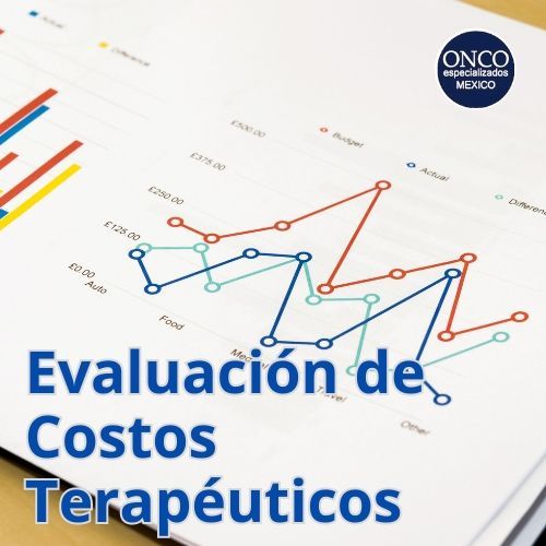 Gráficos de costos terapéuticos mostrando una evaluación financiera del tratamiento con Cladribina en el contexto oncológico.