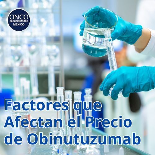 Imagen de como la investigación y desarrollo del medicamento influyen en el precio del obinutuzumab.