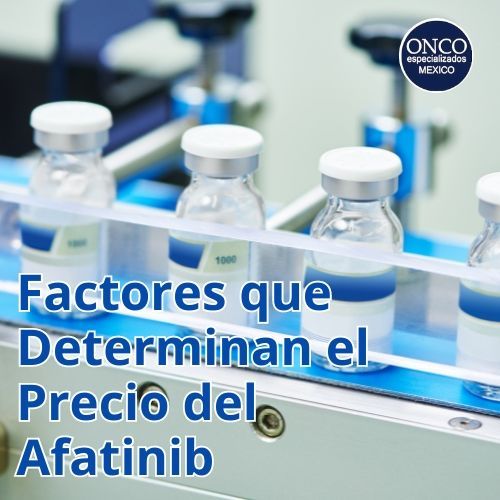 representando los costos de fabricación y distribución que influyen en el precio del Afatinib.