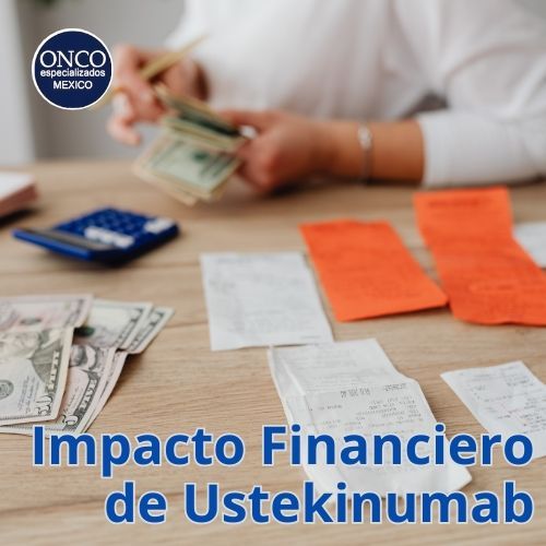 representando el impacto financiero del tratamiento con Ustekinumab.
