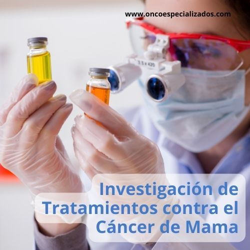 Laboratorio farmacéutico investigando nuevos tratamientos contra el cáncer de mama, incluido Ribociclib (Kisqali).