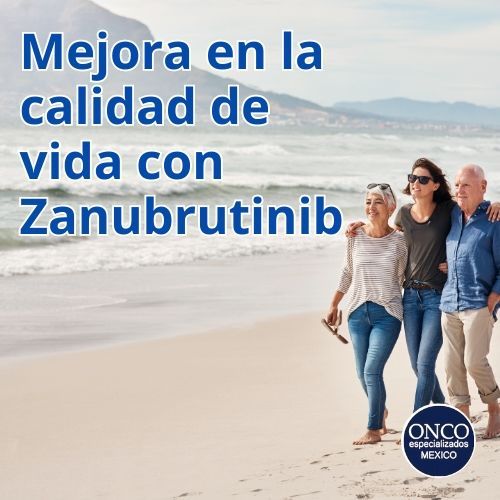 Pacientes disfrutando la vida tras tratamiento con Zanubrutinib.