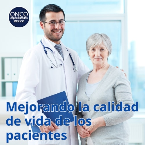 Médico y paciente mejorando la calidad de vida