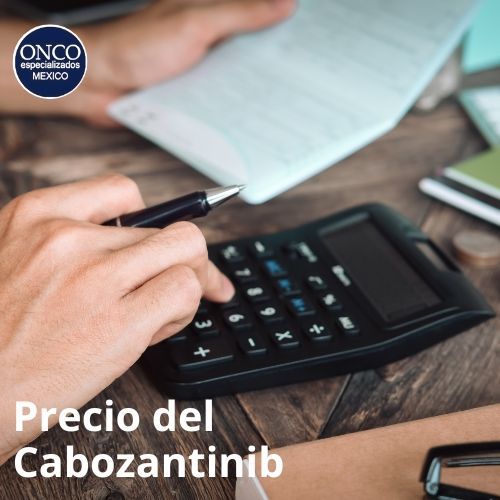 Información sobre el precio del Cabozantinib en distintas regiones.