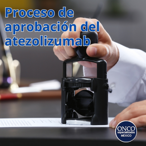 Proceso de aprobación de atezolizumab.