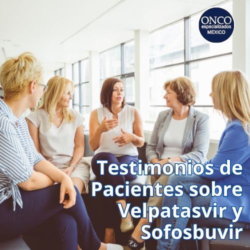 Paciente compartiendo su experiencia positiva después de usar velpatasvir y sofosbuvir.