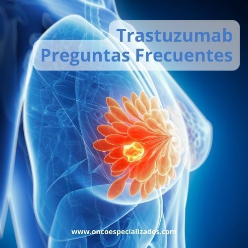 Ilustración mostrando células afectadas por cáncer de mama HER2 positivo.