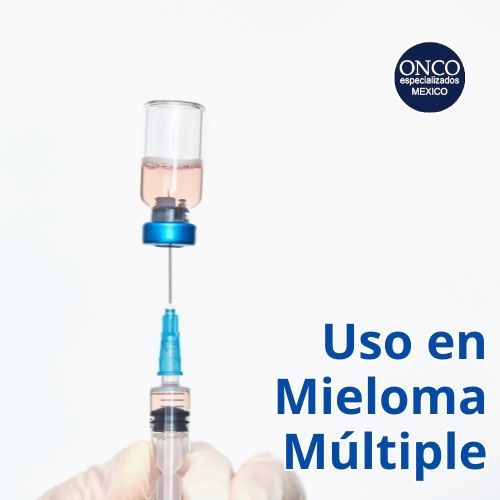 Vial de Daratumumab (Darzalex) para tratar mieloma múltiple.