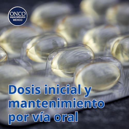 Cápsulas sobre fondo oscuro para representar dosificación oral.