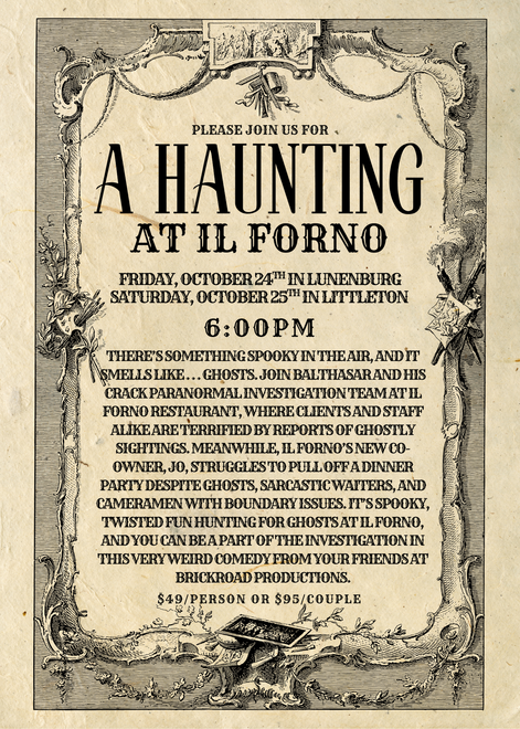 Vintage flyer advertising a