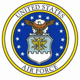 The seal of the united states air force has an eagle on it.