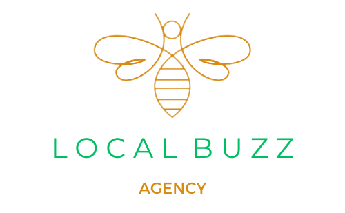 Logo of a bee outline with 