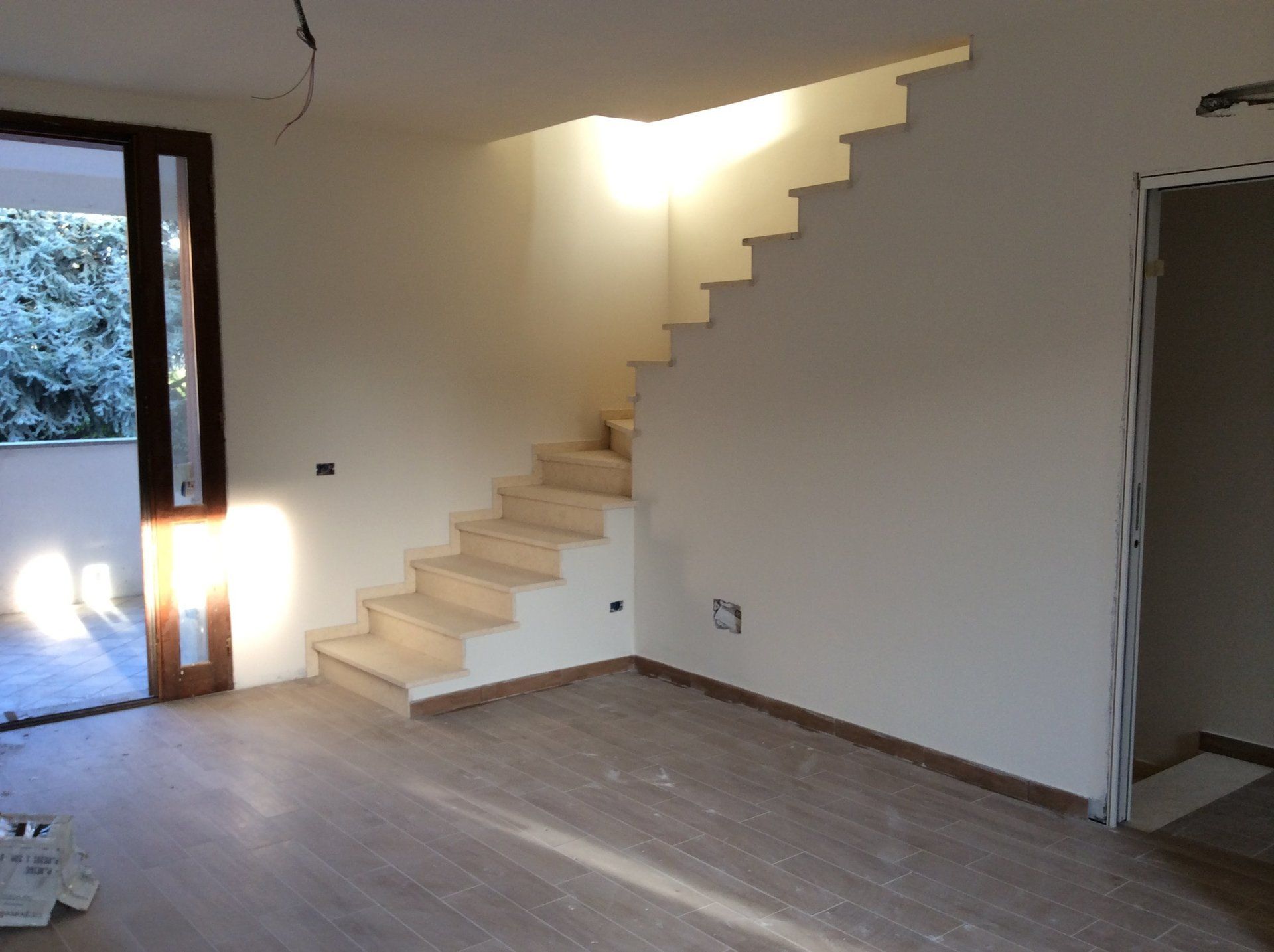 soggiorno di abitazione dopo ristrutturazione