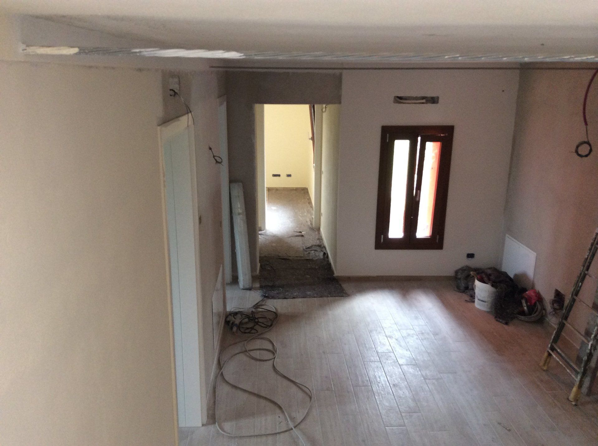 interno di abitazione dopo fase di ristrutturazione