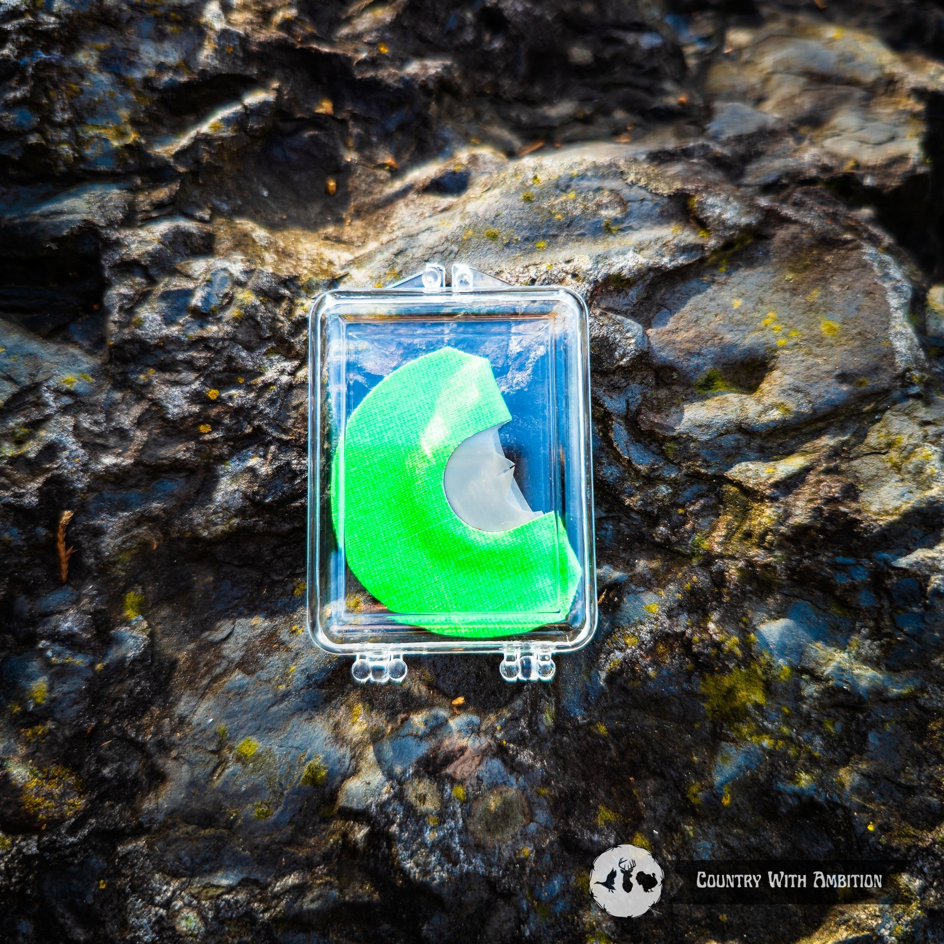 Green turkey mouth call