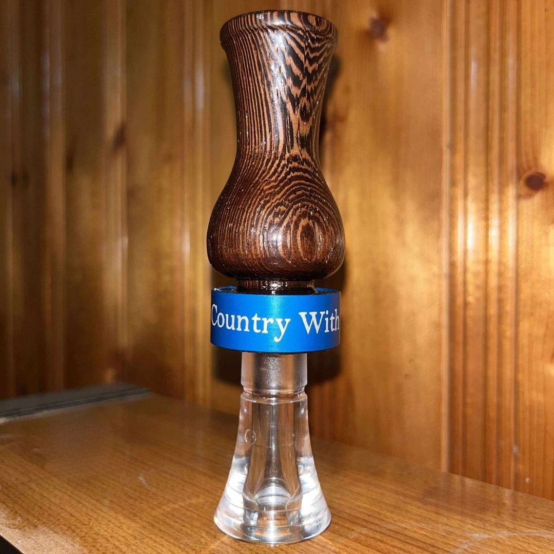 Specialty Duck Call Country With Ambition Wood Blue Handmade