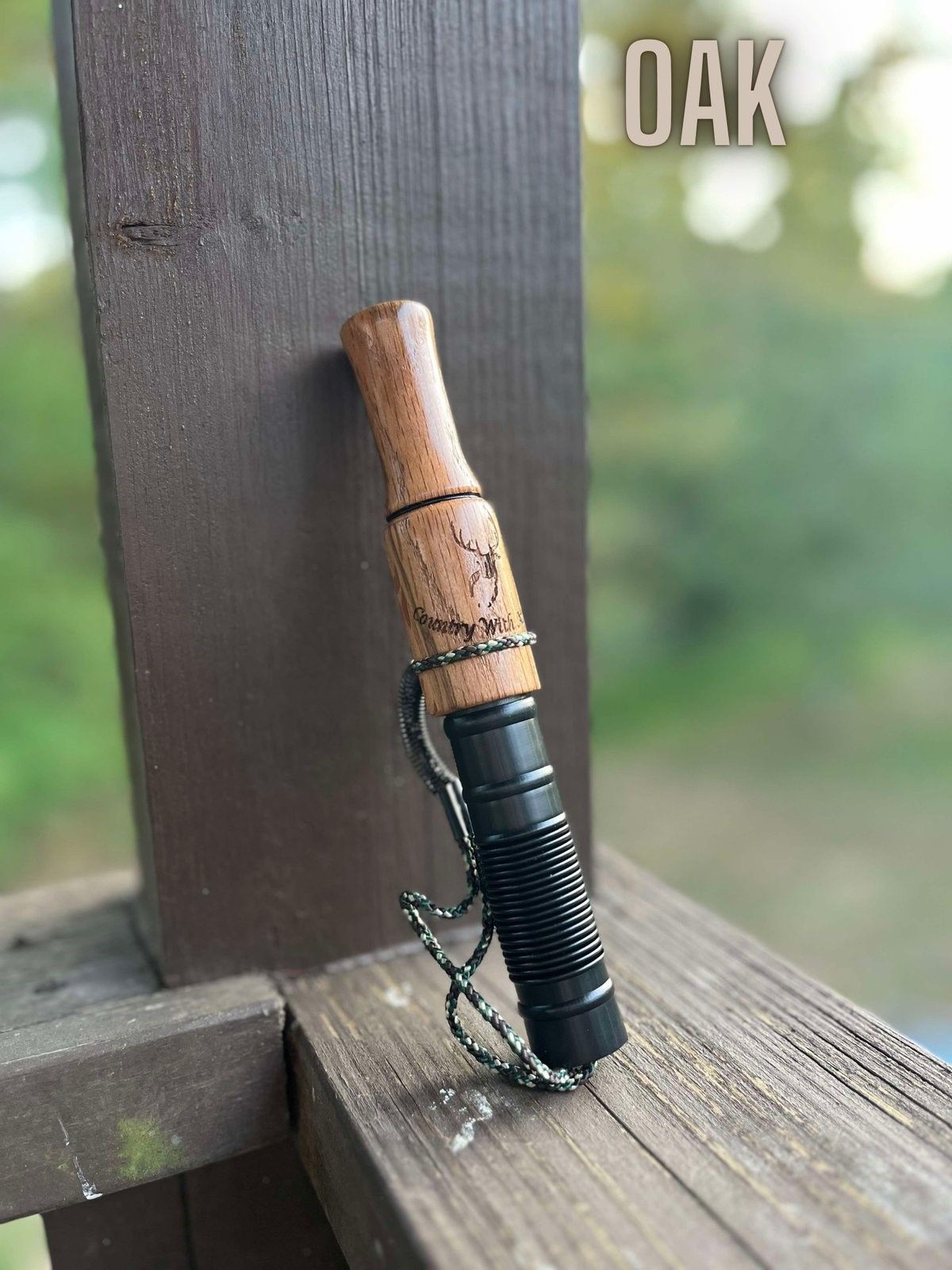 Custom maple hand turned deer grunt Country With Ambition