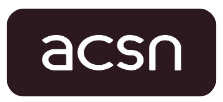 O logotipo da loja Connect é um quadrado azul com um gráfico.