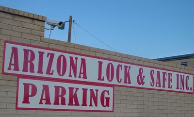 Man Installing Lock On Door — Buren Phoenix, AZ — Arizona Lock & Safe