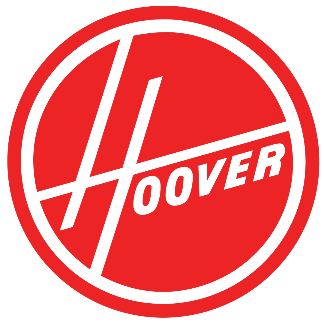 Hoover logo: White 