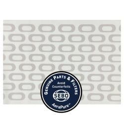 Air filter with oval pattern; SEBO 